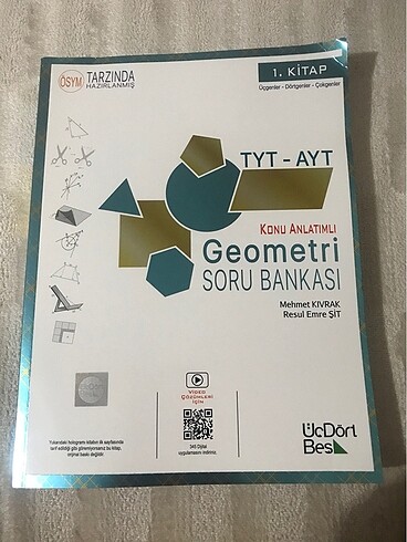 Üçdörtbeş geometri kitabı 2024