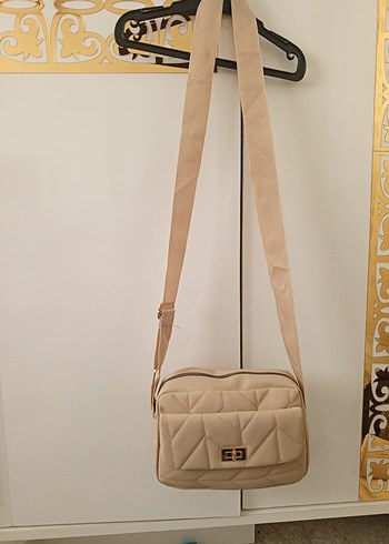 Bej Kadın Bel Detaylı Çanta - Görsel 4