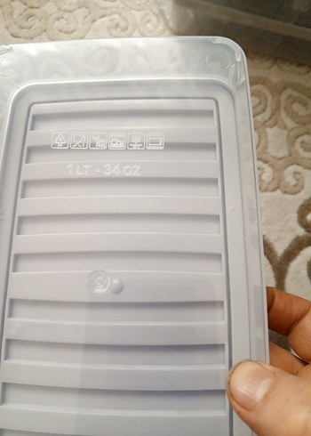 Bej ve Gri Plastik Saklama Kutuları - Görsel 2