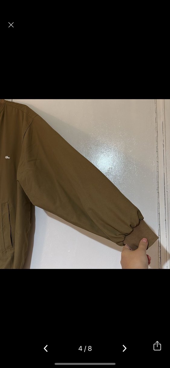LACOSTE haki Erkek bomber Ceket - Görsel 4