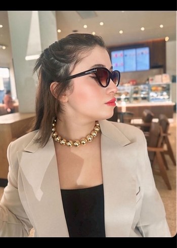 Taş rengi blazer takım - Görsel 3