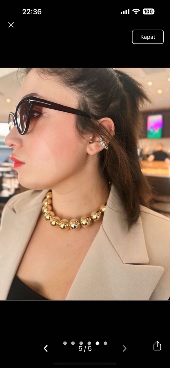 Taş rengi blazer takım - Görsel 5