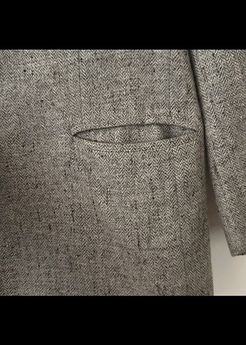 Gri bej kırçıllı Erkek blazer ceket - Görsel 5