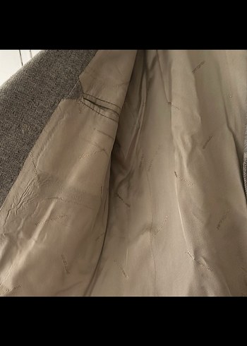 Gri bej kırçıllı Erkek blazer ceket - Görsel 4