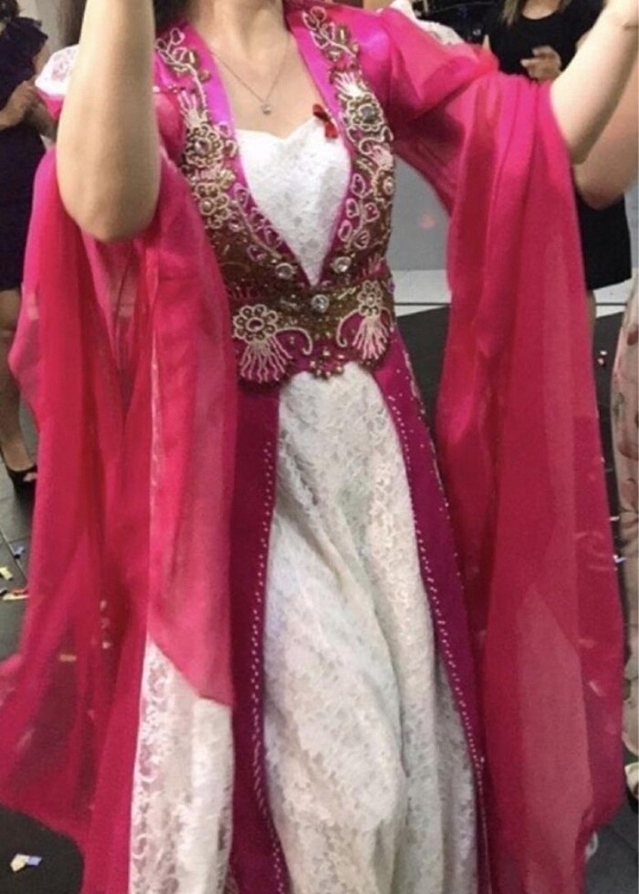 Fuşya bindallı - Görsel 2