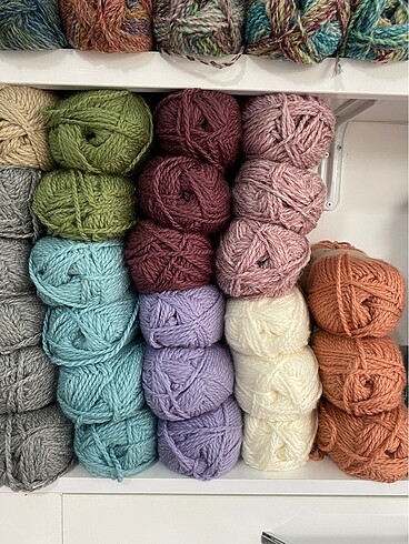  Beden çeşitli Renk Kartopu melange wool