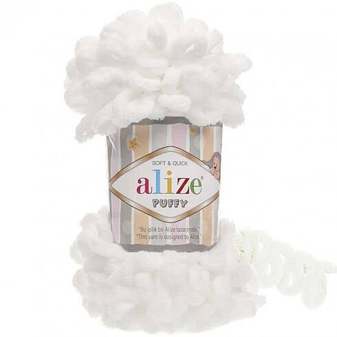 Alize puffy 55-beyaz