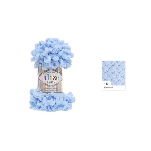 Alize puffy 183 açık mavi