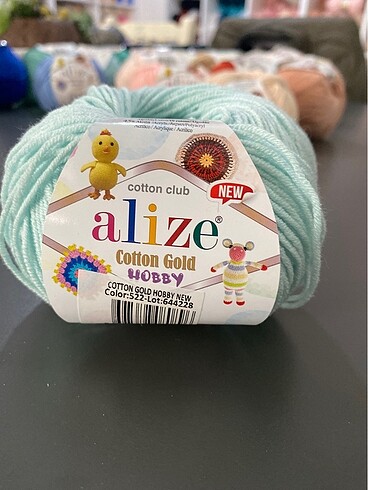  Beden çeşitli Renk Alize cotton gold hobby