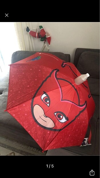 PJ Masks Baykuş koz korumalı düdüklü şemsiye