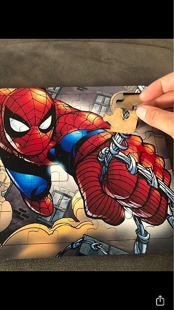 Diğer Spiderman ahşap lazer kesim puzzle