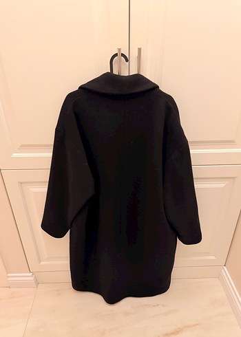 Zara Siyah Oversize Kaban - Görsel 2