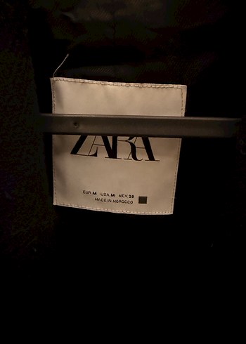 Zara Siyah Oversize Kaban - Görsel 3