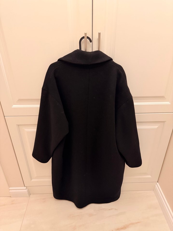 Zara Siyah Oversize Kaban - Görsel 2