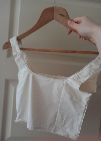 Bej Straplez Bohem Midi Büstiyer - Görsel 3