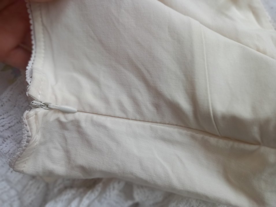 Bej Straplez Bohem Midi Büstiyer - Görsel 4