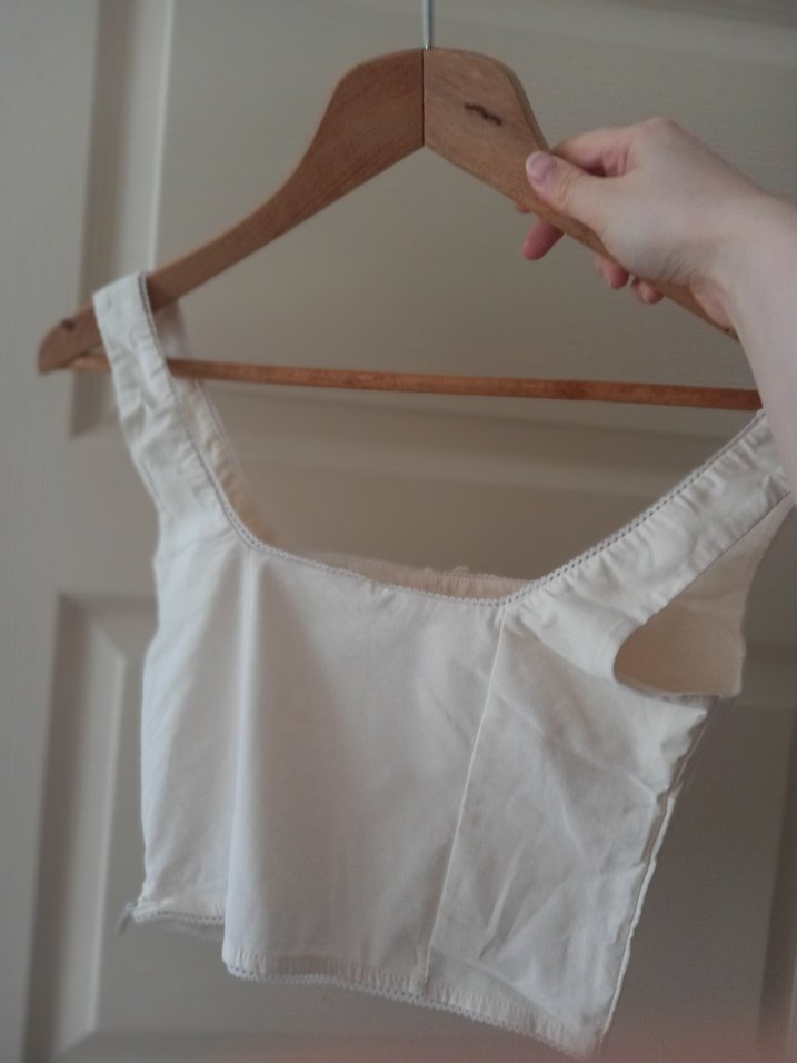 Bej Straplez Bohem Midi Büstiyer - Görsel 3