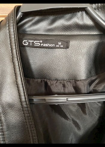 Siyah Deri Biker Ceket - Görsel 4