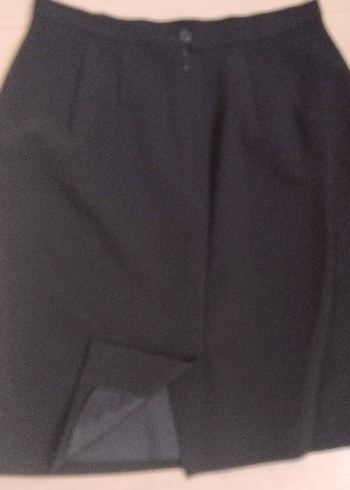 Siyah Kadın Midi Kalem Etek - Görsel 3