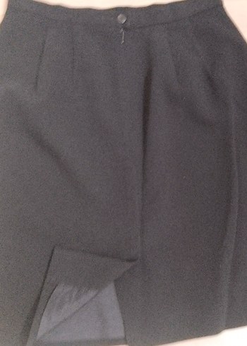 Siyah Kadın Midi Kalem Etek - Görsel 5