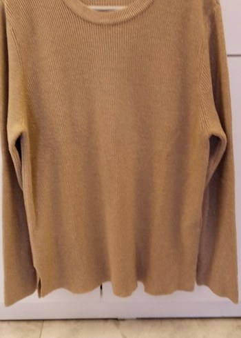 Bej Kadın Triko Kazak - Görsel 3