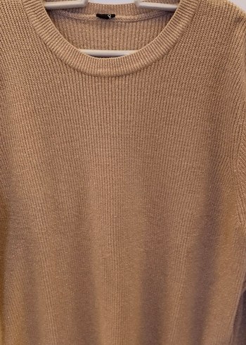 Bej Kadın Triko Kazak - Görsel 2