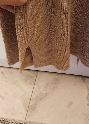 Bej Kadın Triko Kazak - Görsel 4