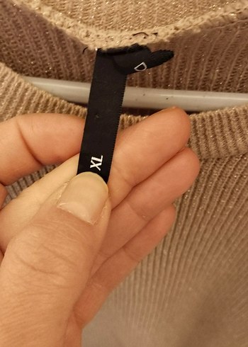 Bej Kadın Triko Kazak - Görsel 7