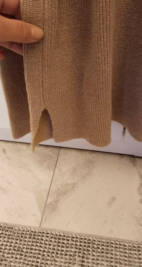 Bej Kadın Triko Kazak - Görsel 4