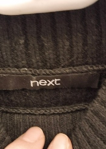 Siyah Örgü Boğazlı Kadın Kazak - Görsel 4