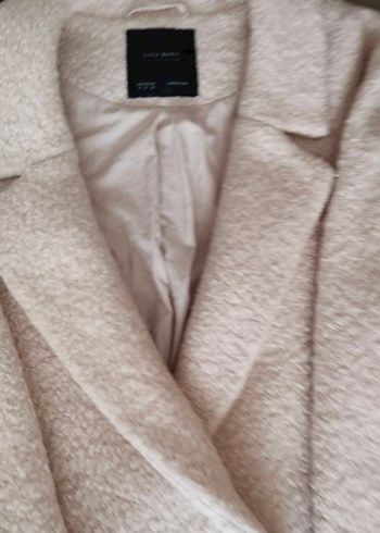 açık pembe Düğmeli Midi Kadın Kaban - Görsel 2