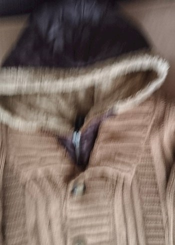 Erkek Kahverengi Örgü Hırka - Görsel 3