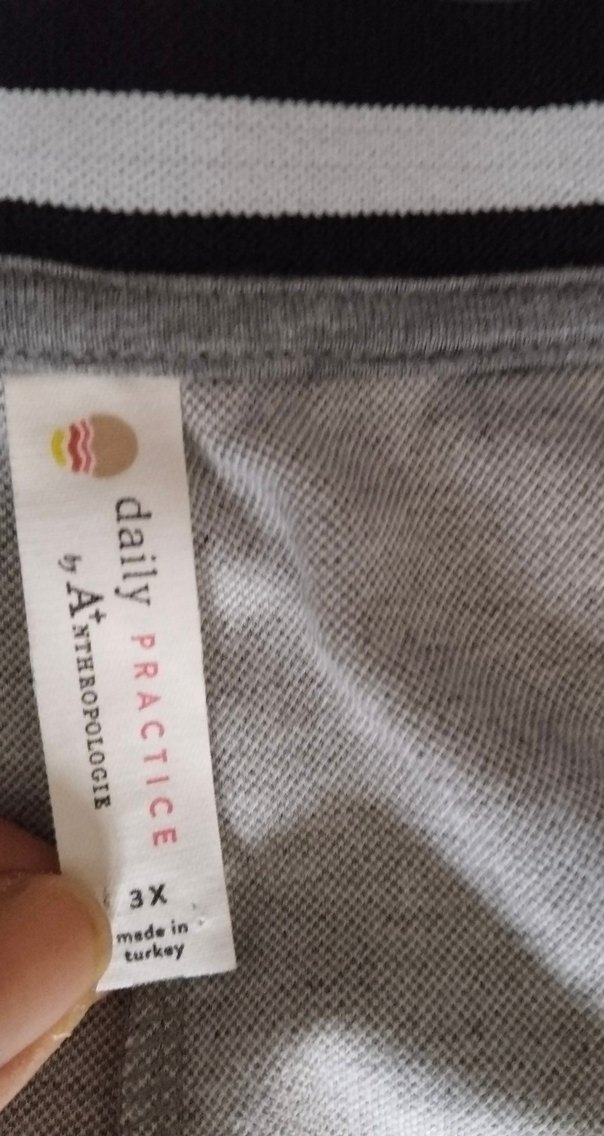 V Yakalı Gri Midi Spor Elbise - Görsel 3