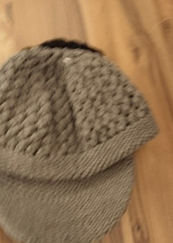 Bej Örgü Kadın Bere - Görsel 3