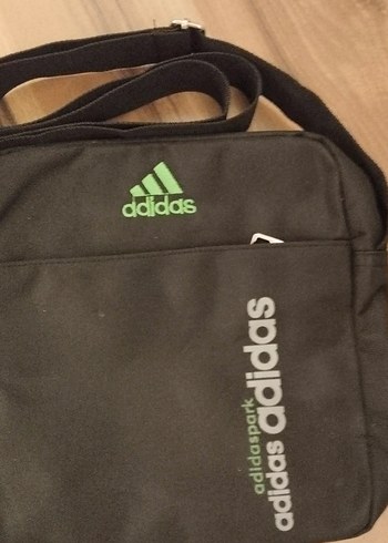 Adidas Siyah Spor Omuz Çantası Velcro - Görsel 2