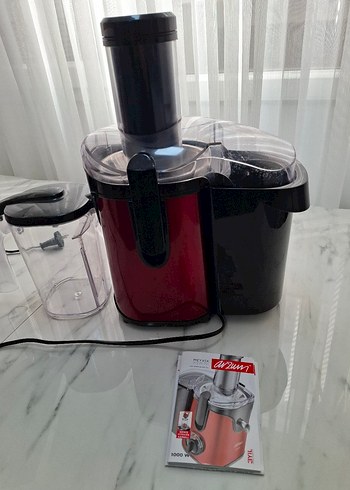 Arzum Meyvix Kırmızı Katı Meyve Sıkacağı 1000W - Görsel 3
