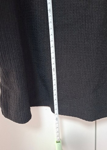 Siyah Kısa Kollu Kadın Bluz - Görsel 3