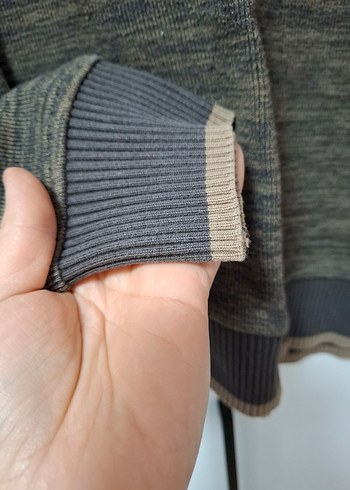 Kahverengi triko Erkek Kazak - Görsel 4