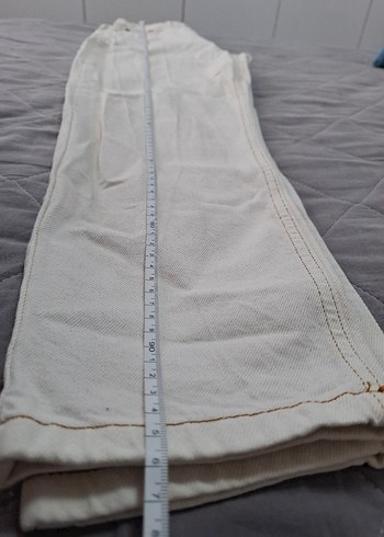 Bej Kadın kot Pantolon - Görsel 7