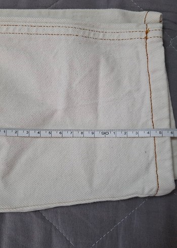 Bej Kadın kot Pantolon - Görsel 8