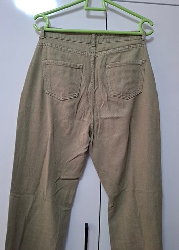 Açık haki yeşil Kadın  kot Pantolon - Görsel 3