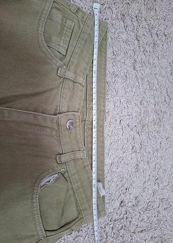 Açık haki yeşil Kadın  kot Pantolon - Görsel 6
