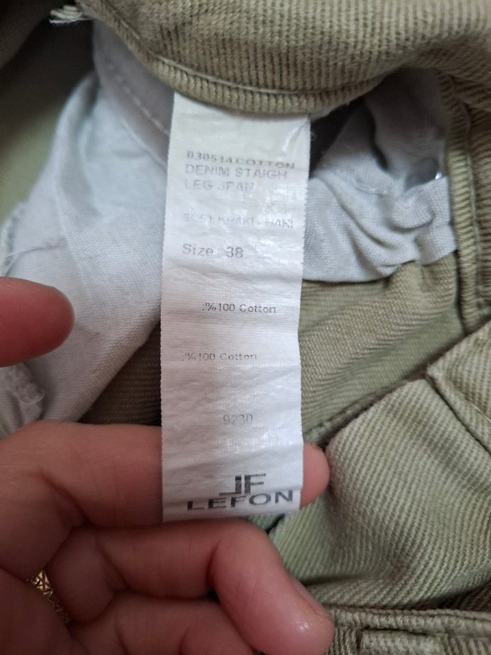 Açık haki yeşil Kadın  kot Pantolon - Görsel 5