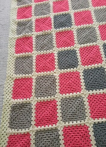 El emeği TV battaniyesi,koltuk şalı  - Görsel 4