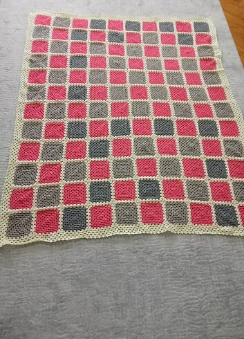 El emeği TV battaniyesi,koltuk şalı  - Görsel 2