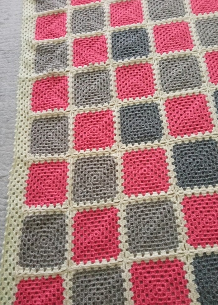 El emeği TV battaniyesi,koltuk şalı  - Görsel 4