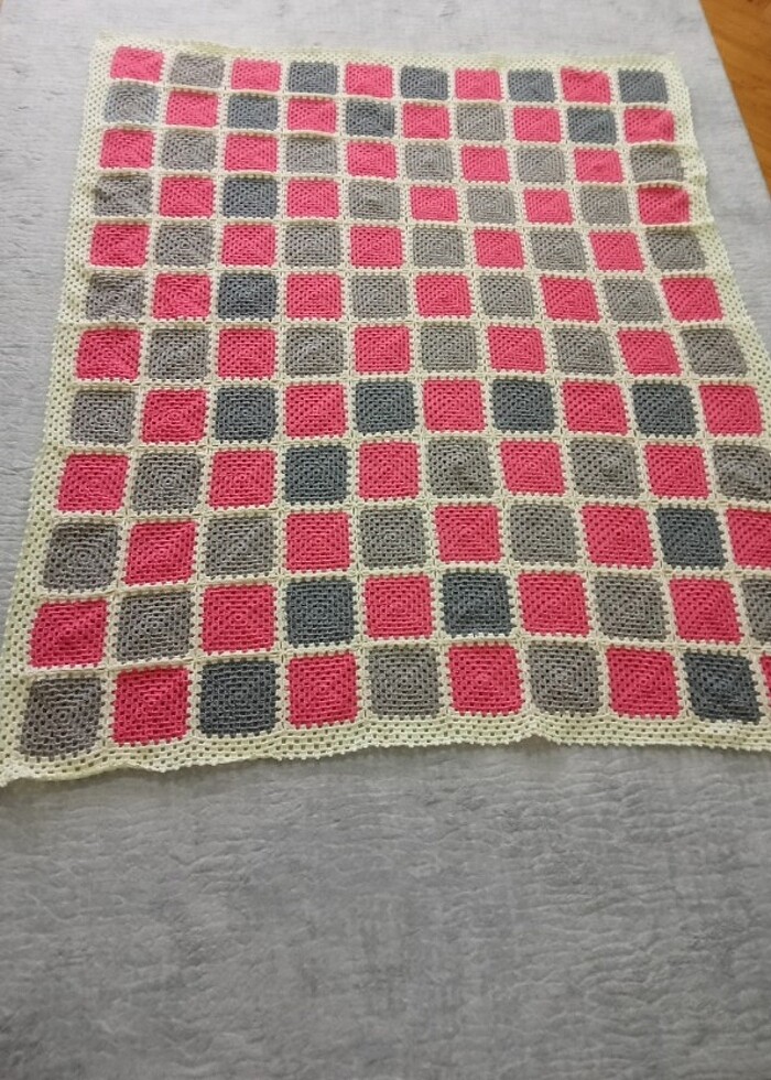 El emeği TV battaniyesi,koltuk şalı  - Görsel 2