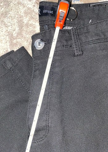 Düğmeli Siyah Erkek Denim Pantolon - Görsel 5