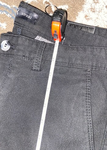 Düğmeli Siyah Erkek Denim Pantolon - Görsel 6