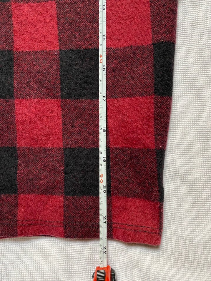 Kırmızı Siyah Kareli Midi Triko Etek - Görsel 4